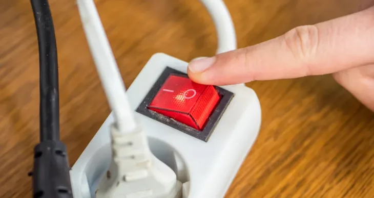 Unplug your electronics while not in use